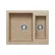 Мойка прямоугольная 50x62x21.6 см POLYGRAN искусственный камень цвет песок