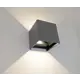 Светильник настенный светодиодный уличный Kink Light Куб 08585.16 3000K