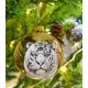 Шар ёлочный Christmas "Величественный тигр" ø8 см стекло КУ-80-214107