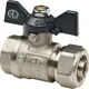 Кран шаровый Aqualink 3/4" наружный-внутренний
