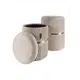 Пуф My interno 36x36 см цвет бежевый MY19B351-BG(small+big)