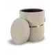 Пуф My interno 36x36 см цвет бежевый MY19B351-BG(big)