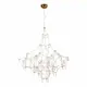 Светильник подвесной светодиодный ST LUCE GRAVETTA SL797.203.114 18 м² нейтральный белый свет цвет золотой