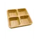 Менажница Termico 26.5x26.5x6 см бамбук цвет бежевый