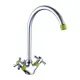 Смеситель для кухни Decoroom излив 22.4 см цвет хром DR51028-Green