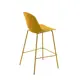 Стул барный 49x107x49 см LA FORMA Quinby пластик желтый