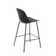Стул барный 49x107x49 см LA FORMA Quinby пластик серый