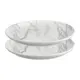 Тарелка круглая 21 см LIBERTY JONES Marble фарфор белый