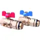 Комплект шаровых кранов Danfoss FHF-BV 1" внутренний / наружный 2 шт