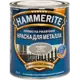 Эмаль по ржавчине 3 в 1 Hammerite цвет серый 0.75 кг
