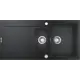 Мойка прямоугольная 100x20x50 см Grohe K500 гранит цвет черный