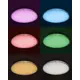 Люстра потолочная светодиодная Estares LUNA LUNA RGB 32W с пультом управления 15 м² изменение оттенков белого цвет хром
