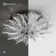 Люстра потолочная светодиодная Estares LUMIERA LUMIERA 60W R CHROME/CHROME с пультом управления 20 м² изменение оттенков белого цвет хром