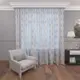 Тюль Магнолия YML1873 на шторной ленте 240x400 см, цвет серый