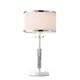 Настольная лампа ESCADA 10156/T цвет белый/серый