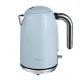Электрический чайник TESLER MAGHERITA 1.7 л нержавеющая сталь KT-1755 SKY BLUE, голубой