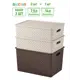 Корзина Violet 811902+3 25.50x26.50x36.50 см полипропилен цвет латте/темно-коричневый 3 шт