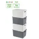 Корзина Violet 811948-4 23.50x17.50x24.50 см полипропилен цвет светло-серый/серый 4 шт