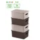 Корзина Violet 811869-4 23.50x17.50x24.50 см полипропилен цвет мокка/темно-коричневый 4 шт