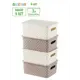 Корзина Violet 811869-4z 23.50x17.50x24.50 см полипропилен цвет бежевый/светло-коричневый 4 шт