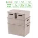 Корзина Violet 811867+4 25.50x26.50x36.50 см полипропилен цвет светло-коричневый 4 шт
