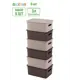 Корзина Violet 811869-6 25.50x26.50x36.50 см полипропилен цвет мокка/темно-коричневый 6 шт