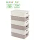 Корзина Violet 811482-6 25.50x26.50x36.50 см полипропилен цвет слоновая кость/мокка 6 шт