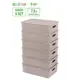 Корзина Violet 811871_6 25.50x26.50x36 см полипропилен цвет мокко 6 шт