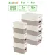 Корзина Violet 811871+12 24.50x38x35.50 см полипропилен цвет слоновая кость/мокка 12 шт