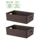 Корзина Violet 811905_2 24.50x16.50x35.50 см полипропилен цвет темно-коричневый 2 шт