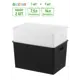 Корзина Violet 811915+2 25.50x26.50x36.50 см полипропилен цвет белый/черный 2 шт