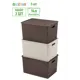 Корзина Violet 811897-3 24.50x33.50x35.50 см полипропилен цвет латте/темно-коричневый 3 шт