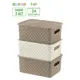 Корзина Violet 811476-3сs 17.50x18.50x24 см полипропилен цвет светло-коричневый/слоновая кость 3 шт