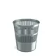 Ведро для бумаг сетчатое пластиковое ErichKrause Ice Metallic 9 л цвет серебряный