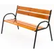 Скамья садовая Констанц 150x61x90 см дерево/металл коричневый