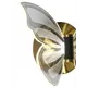 Настенный светильник светодиодный Natali Kovaltseva LED LAMPS 81115/1W GOLD нейтральный белый свет цвет белый