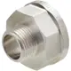 Переходник с ребордой MPF 1"x1/2" внутренняя-наружная резьба латунь