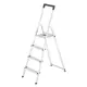 Стремянка алюминиевая Hailo 8140-400 4 ступени, максимальная нагрузка 150 кг