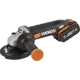 УШМ (болгарка) аккумуляторная Worx WX803, 20 В Li-ion 4 и 2 Ач, 125 мм