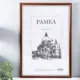Фоторамка Simaland дерево 40x60 см сосна, №1 мокко, 17 мм (пластиковый экран)