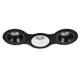 Светильник точечный Встраиваемый LIGHTSTAR Domino D697070607 под отверстие 90 мм 6.8 м² цвет белый/черный