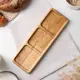Менажница Доляна 30×10×1.8 см 3 секции береза