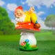 Садовая фигура Хорошие сувениры Гном на Мухоморе 36x22см