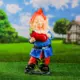 Садовая фигура Хорошие сувениры Гном с баклажаном 20x20x45 см