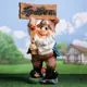 Садовая фигура Хорошие сувениры Гном с табличкой ПРИВЕТ 20x29x60см