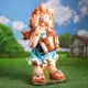 Садовая фигура Хорошие сувениры Девочка с гармошкой синее платье 27x23x59см