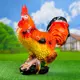 Садовая фигура Хорошие сувениры Петух красный 43x18x55см
