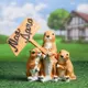 Садовая фигура Хорошие сувениры Суслики с табличкой 22см