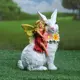 Садовая фигура Хорошие сувениры Зайчик с феей 26x19x11см