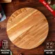 Доска разделочная для нарезки и подачи пиццы Доброе дерево "Pizza" d-40 см массив ясеня